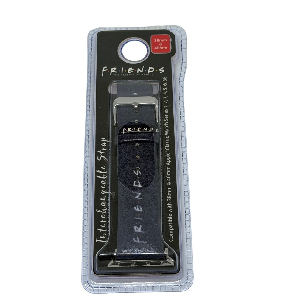 NIP Friends Apple Watch Band Interchangeable Strap 38/40mm Navy Blue Series 1-6